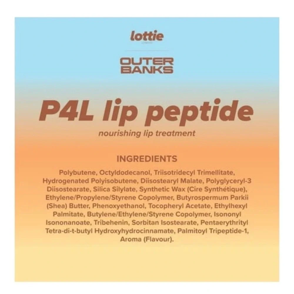 Lottie London‎ x Outer Banks P4L Lip Peptide Nourishing Lip Treatment 7ml New